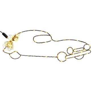 Zoé Rumeau Coche luminoso con guirnalda negra-listing