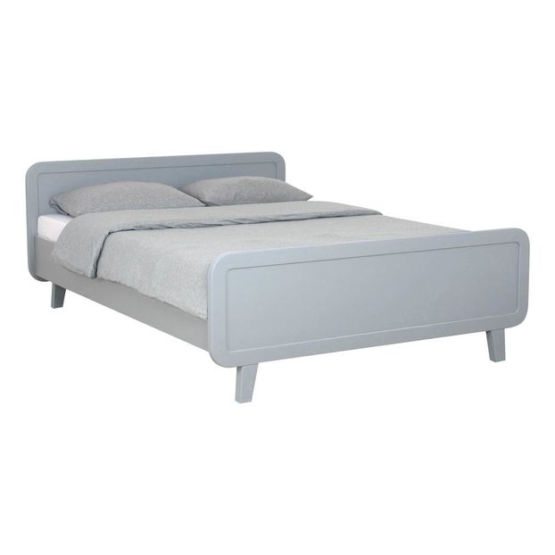 Cama redonda 140x200 cm - Gris claro-product