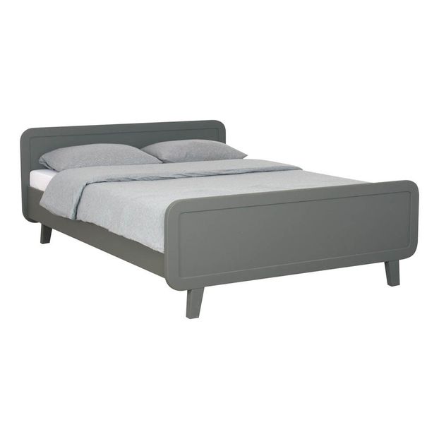 Cama redonda 140x200 cm - Verde grisáceo-product