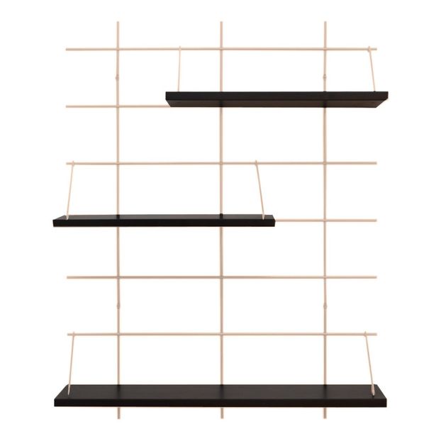 Mensola 3 Ines base ottone-product