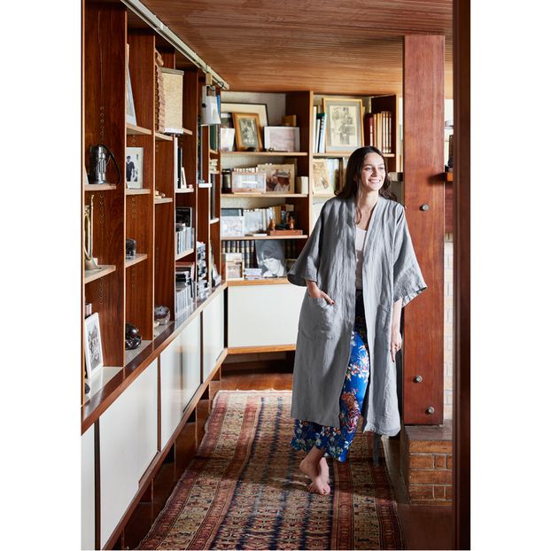 Kimono en lin lavé-product