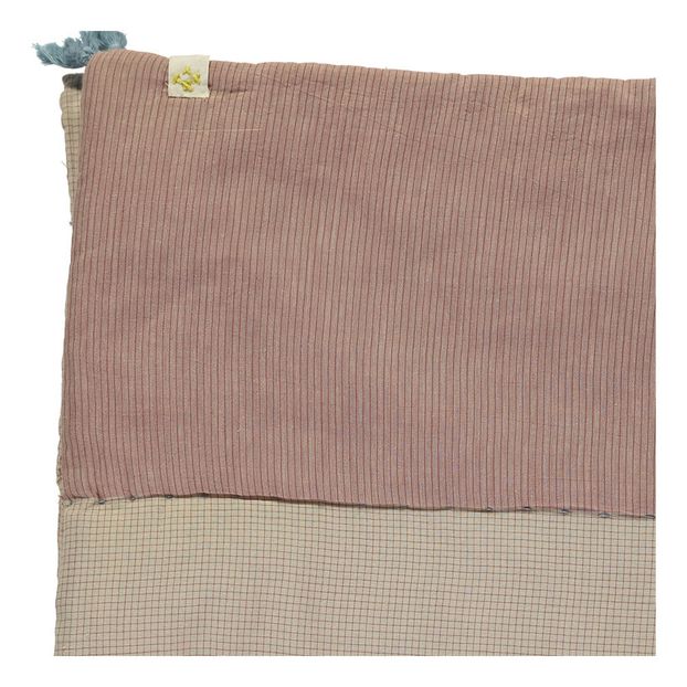 Couverture carreaux tissée main en coton - Edition limitée-product