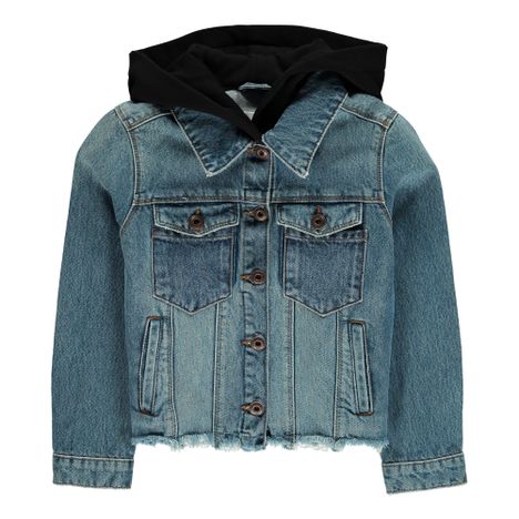 Veste Jean Capuche Amovible Patchs Dos Alice-product