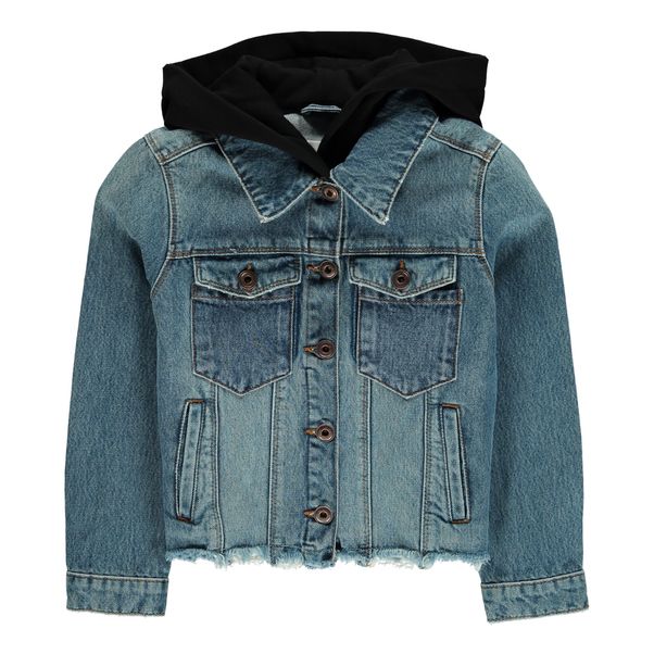Veste Jean Capuche Amovible Patchs Dos Alice-product