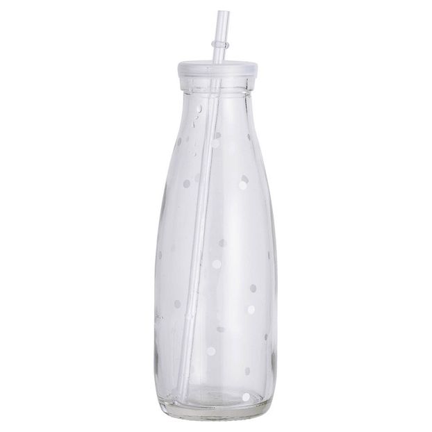 Glasflasche mit Strohhalm-product