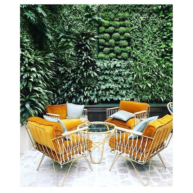 Fauteuil Croisette doré mat, velours-product