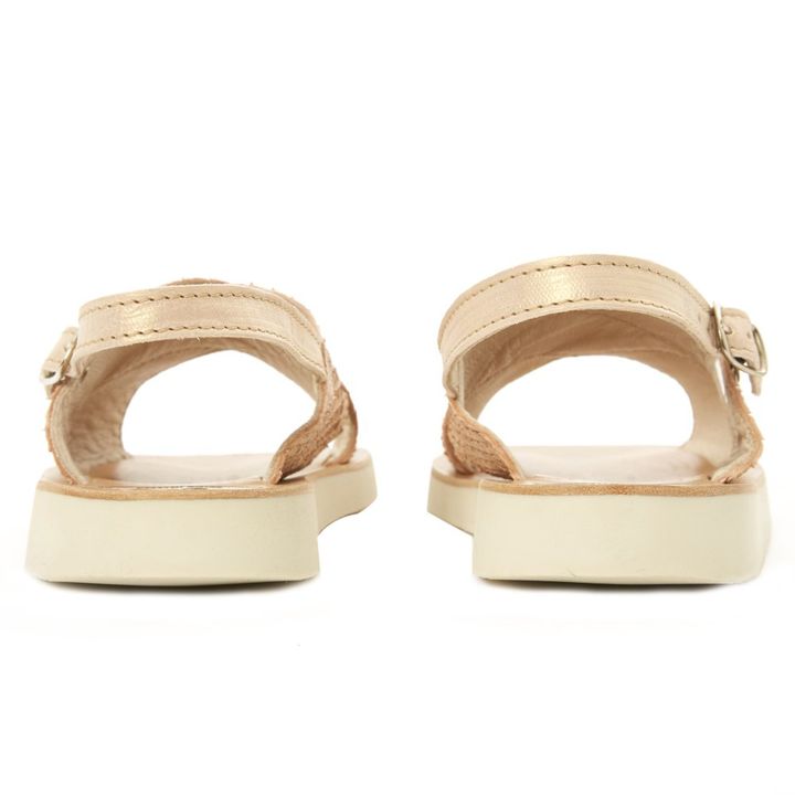 Sandales Cuir Ecaille Cuivre- Image produit n°4