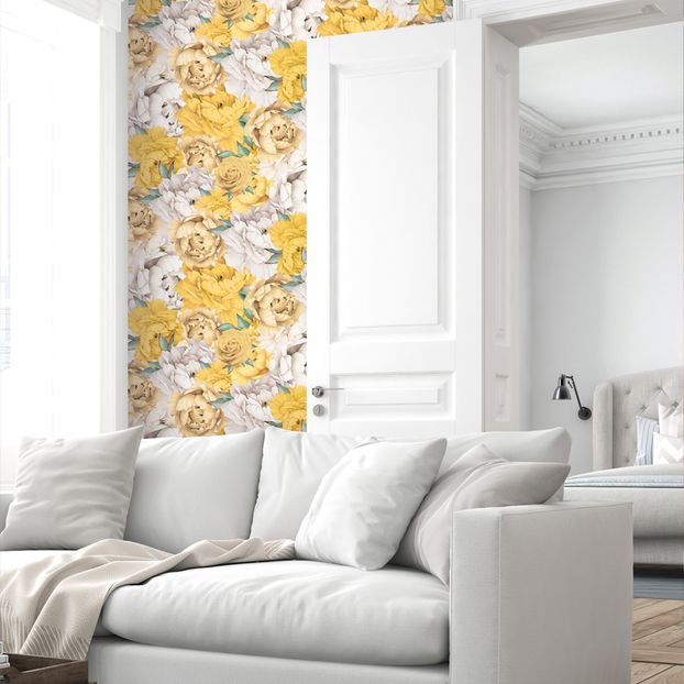 Traditional Paeonia Wallpaper-product