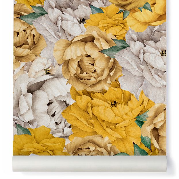 Traditional Paeonia Wallpaper-product