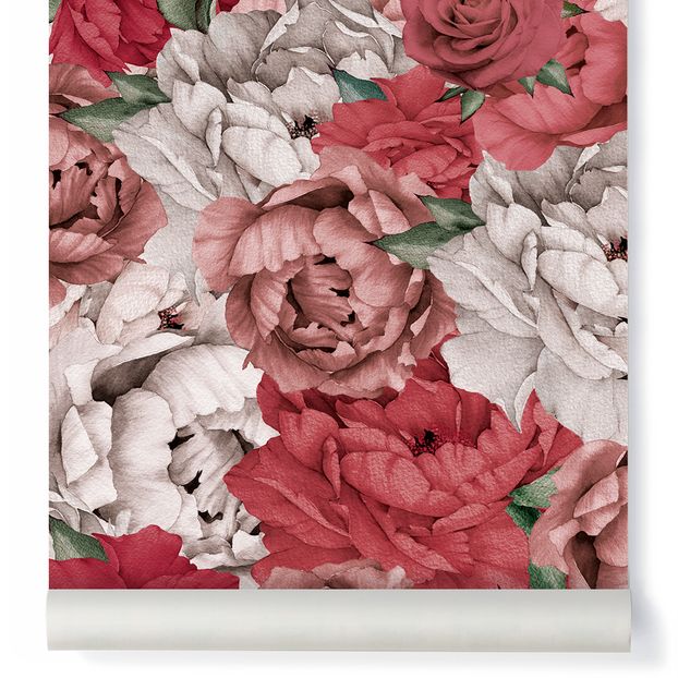 Traditional Paeonia Wallpaper-product