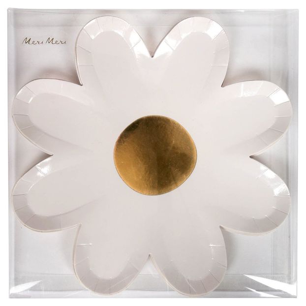 Assiettes en carton Daisy - Set de 8-product