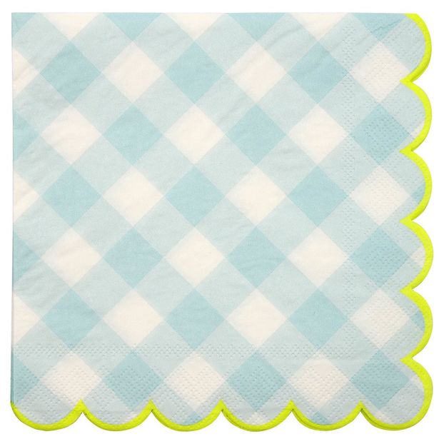 Gingham Paper Napkins - Set of 20-product
