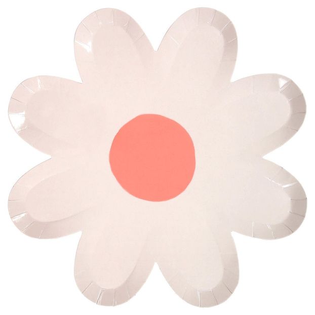 Daisy Paper Plates - Set of 12-product