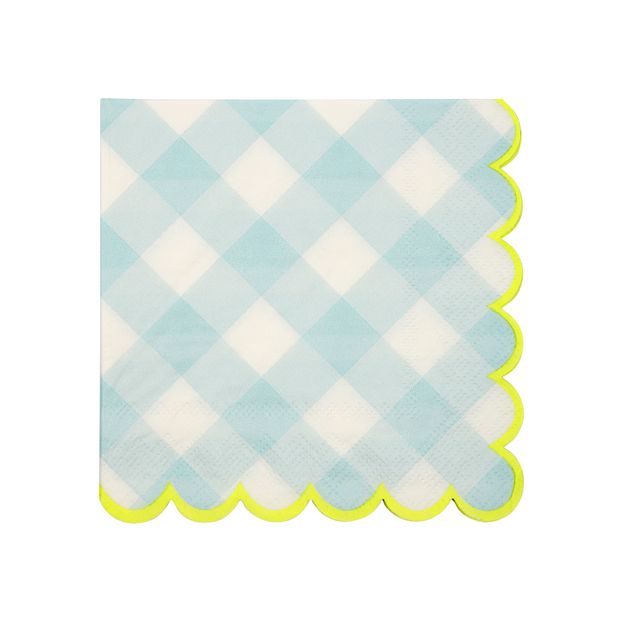Gingham Paper Napkins - Set of 20-product