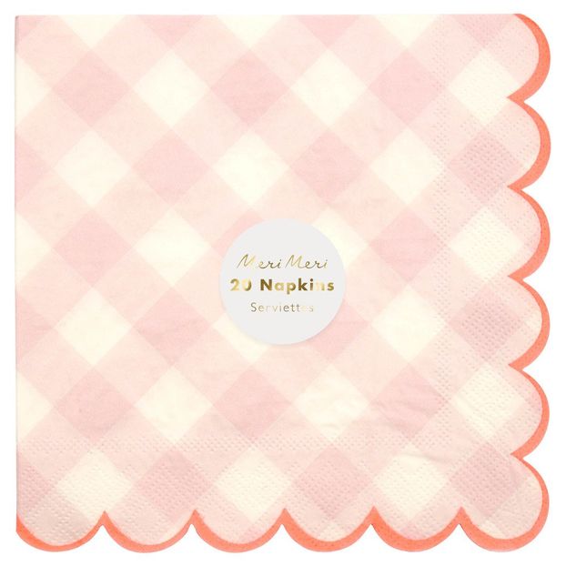 Serviettes en papier Vichy - Set de 20-product