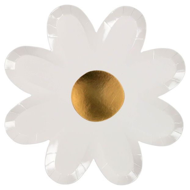 Assiettes en carton Daisy - Set de 8-product