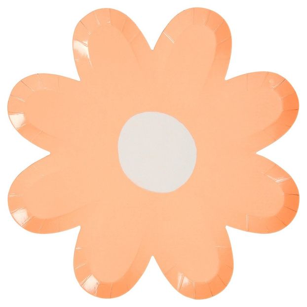 Daisy Paper Plates - Set of 12-product