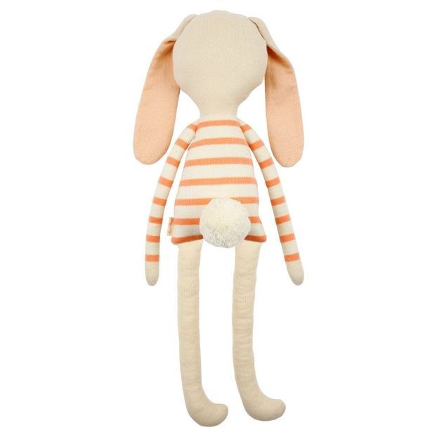 Striped Knit Rabbit Soft Toy-product