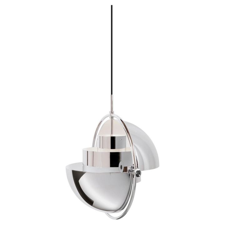 Suspension Multi-Lite, Louis Weisdorf, 1972 | Chromé- Image produit n°5