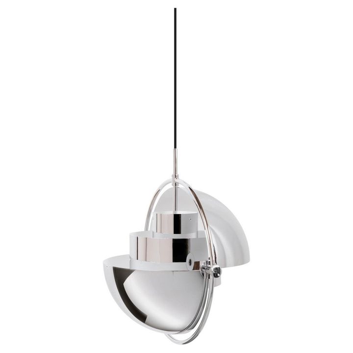 Suspension Multi-Lite, Louis Weisdorf, 1972 | Chromé- Image produit n°3