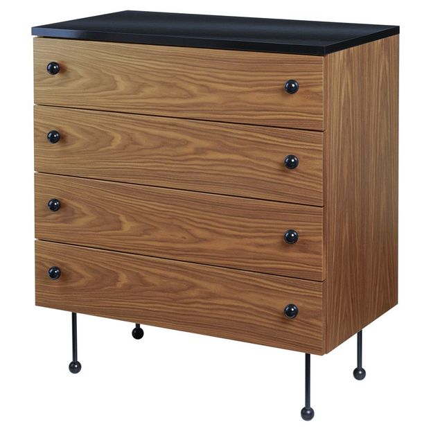 Commode haute 4 tiroirs en noyer, Greta M. Grossman, 1952-product
