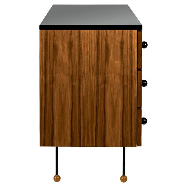 Buffet 3 tiroirs 62 en noyer, Greta M. Grossman, 1952-product