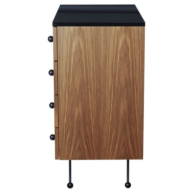 Commode haute 4 tiroirs en noyer, Greta M. Grossman, 1952-product