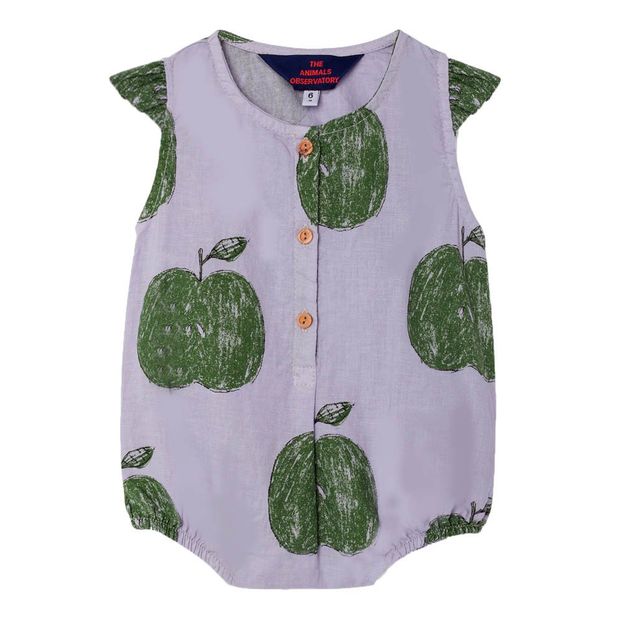 Barboteuse Pommes Lin Coton Butterfly-product