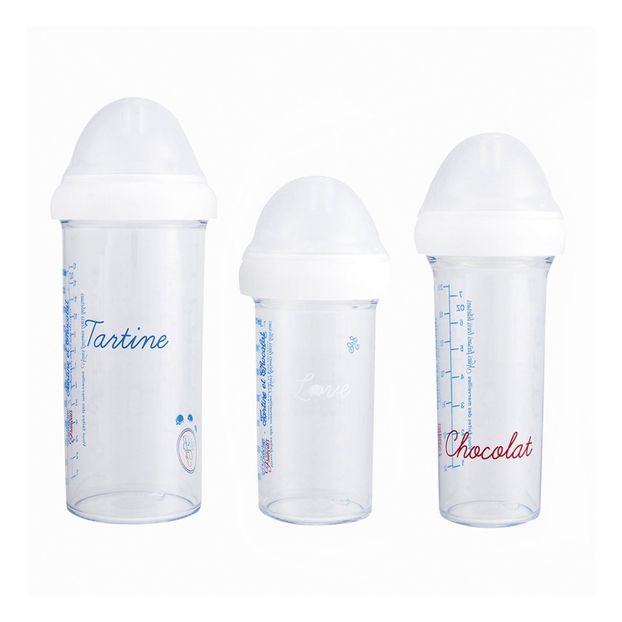 Biberons gigognes Tartine et Chocolat x Le Biberon Français - Set de 3-product