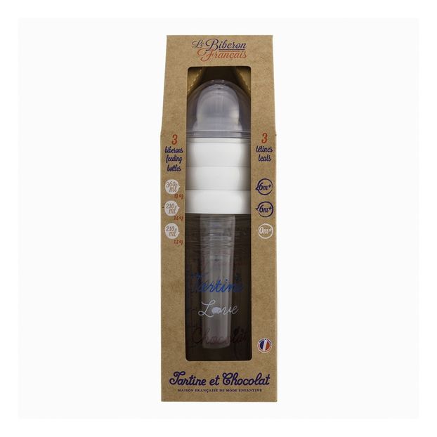 Biberons gigognes Tartine et Chocolat x Le Biberon Français - Set de 3-product
