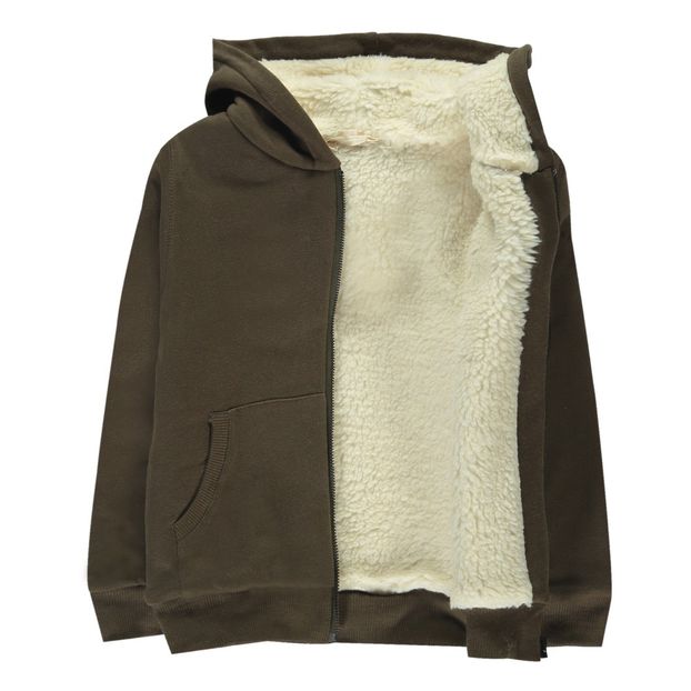 Campfire Fur Lined Zip-Up Sweatshirt-product