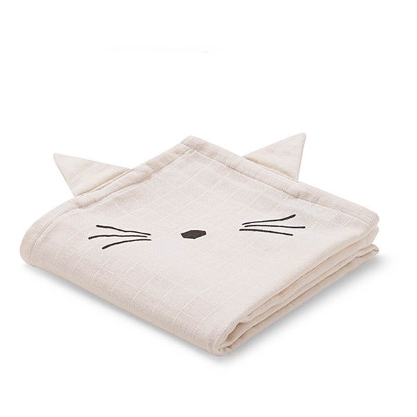 Langes Hannah Chat en mousseline de coton bio - Set de 2-product