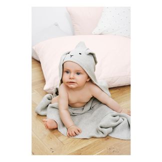 Liewood Decke mit Hasenmotiv aus Baumwolle und Kaschmir-listing