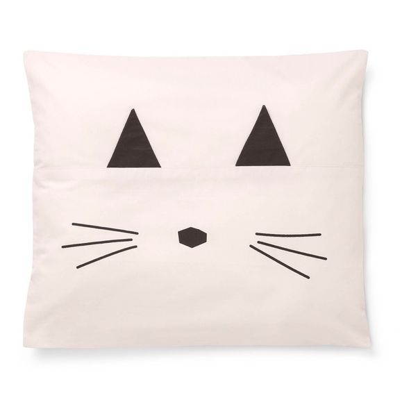 Taie d'oreiller Carla Chat en coton bio 40x45 cm-product