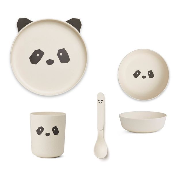 Panda Bamboo Cutlery Set - 4 Piece Set-product