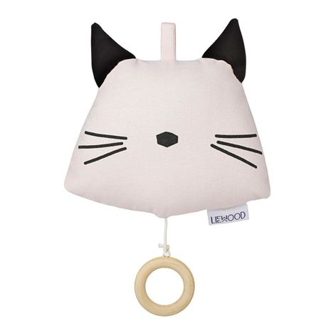 Mobile musical Chat en coton bio-product