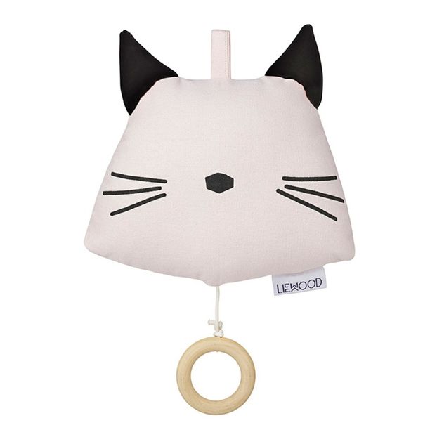 Mobile musical Chat en coton bio-product