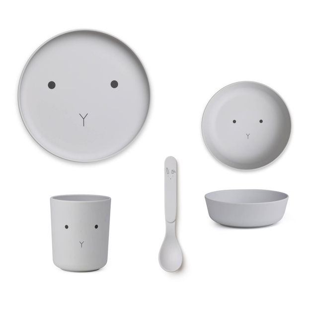 Set vaisselle en bambou Lapin - Set de 4-product