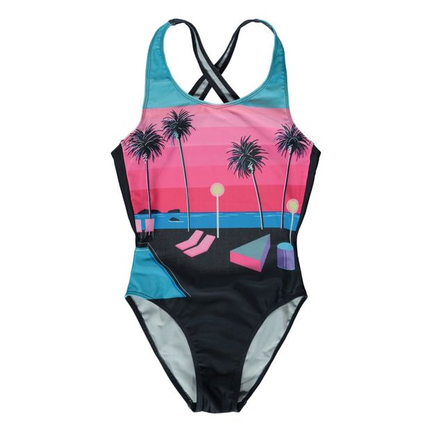 Olivia Sunset Cross Back Swimsuit-product
