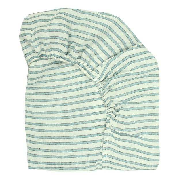 Drap-housse en lin Rayé Tricolore-product