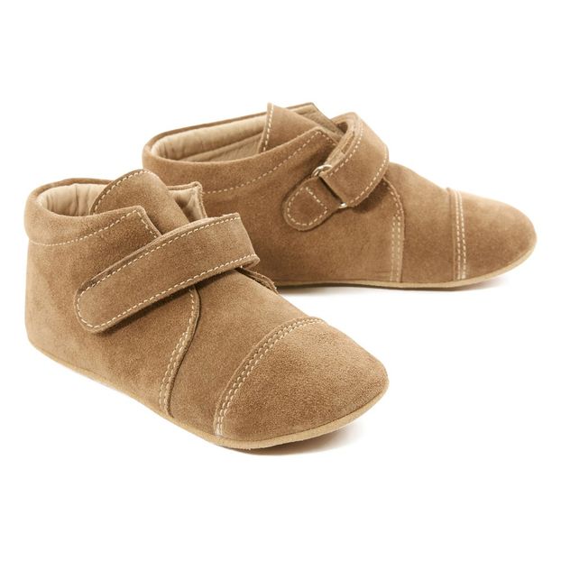 Patucos de ante con velcro-product