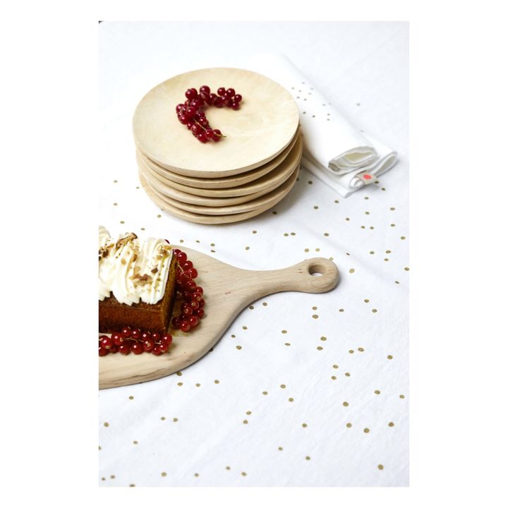 Servilletas de mesa Lina - Set de 3 | Blanco- Imagen del producto n°2