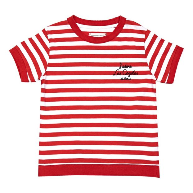 T-Shirt Rayé Brodé Claudia-product