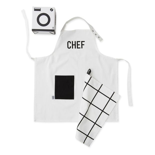 Tablier enfant et torchon Chef-product