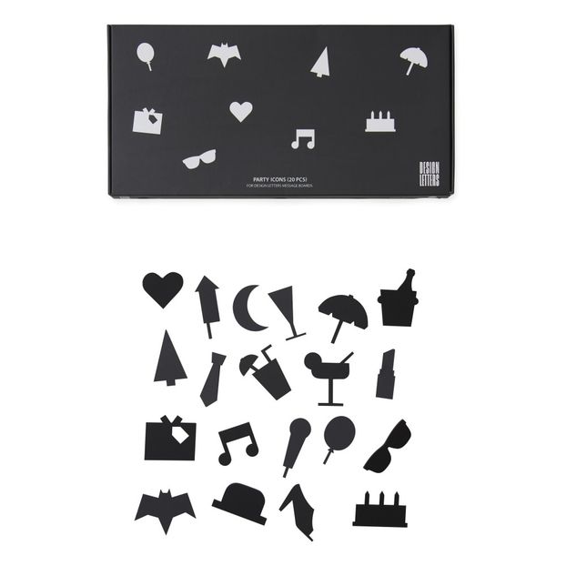 Icones fêtes pour tableau à message - Set de 20-product