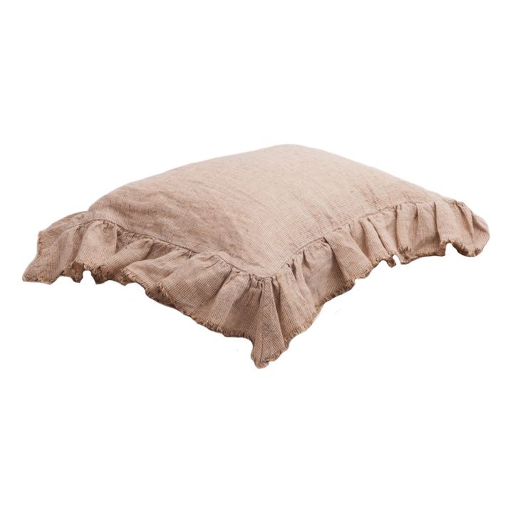 Funda de almohada de lino lavado Boho | Calisson- Imagen del producto n°0