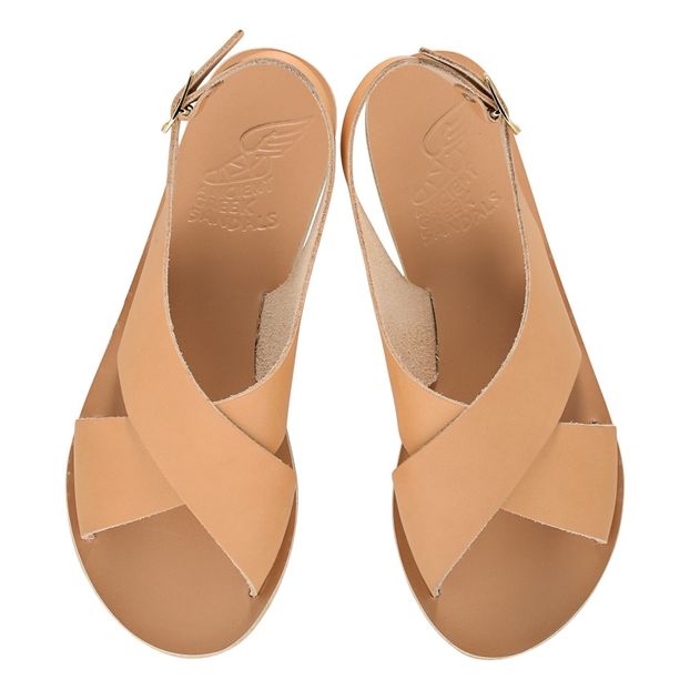 Maria Crossed Leather Sandals-product