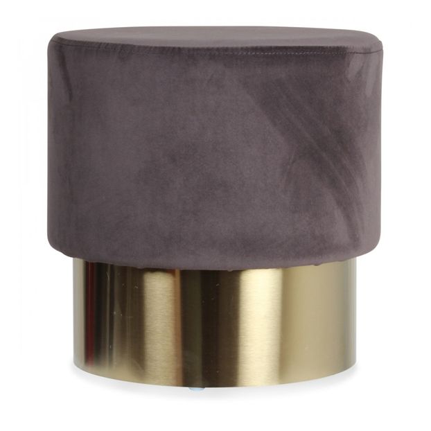 Pouf en velours-product