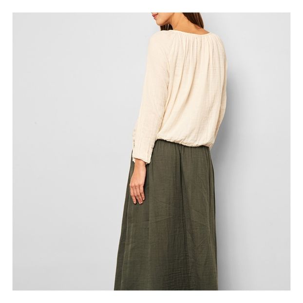 Naia Long Sleeve Blouse - Women's Collection Off white-product