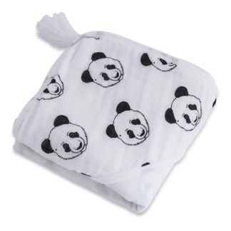 Moumout Cape de bain en mousseline de coton Panda Sybel-listing